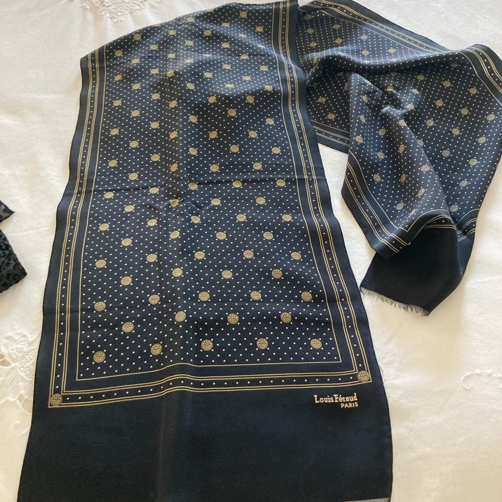 Louis Feraud Paris silk scarf